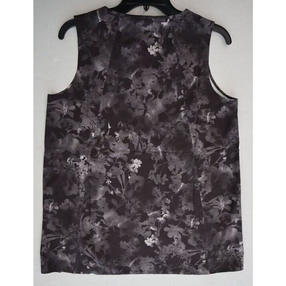 Athleta 798902002 Women's Sz S Lumen Floral Black Zephyr Refined Tank Top - Picture 7 of 9